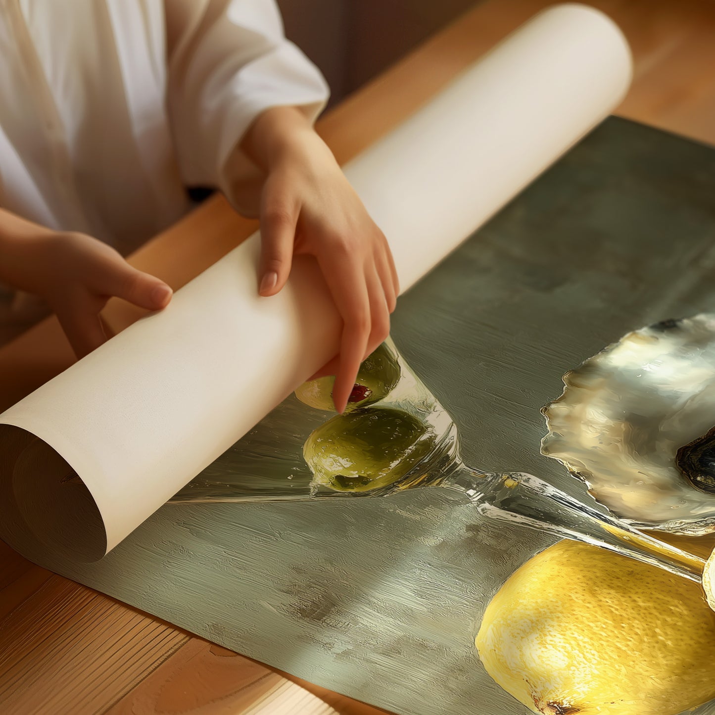 Martini, Lemon, Oyster