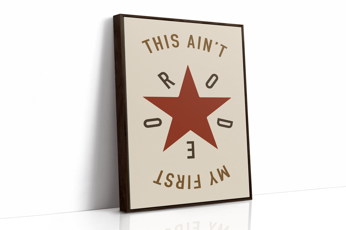 Rodeo Star Western Quote Print