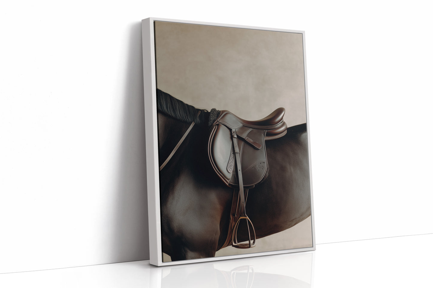 Polished Leather Waits For Morning Ride
