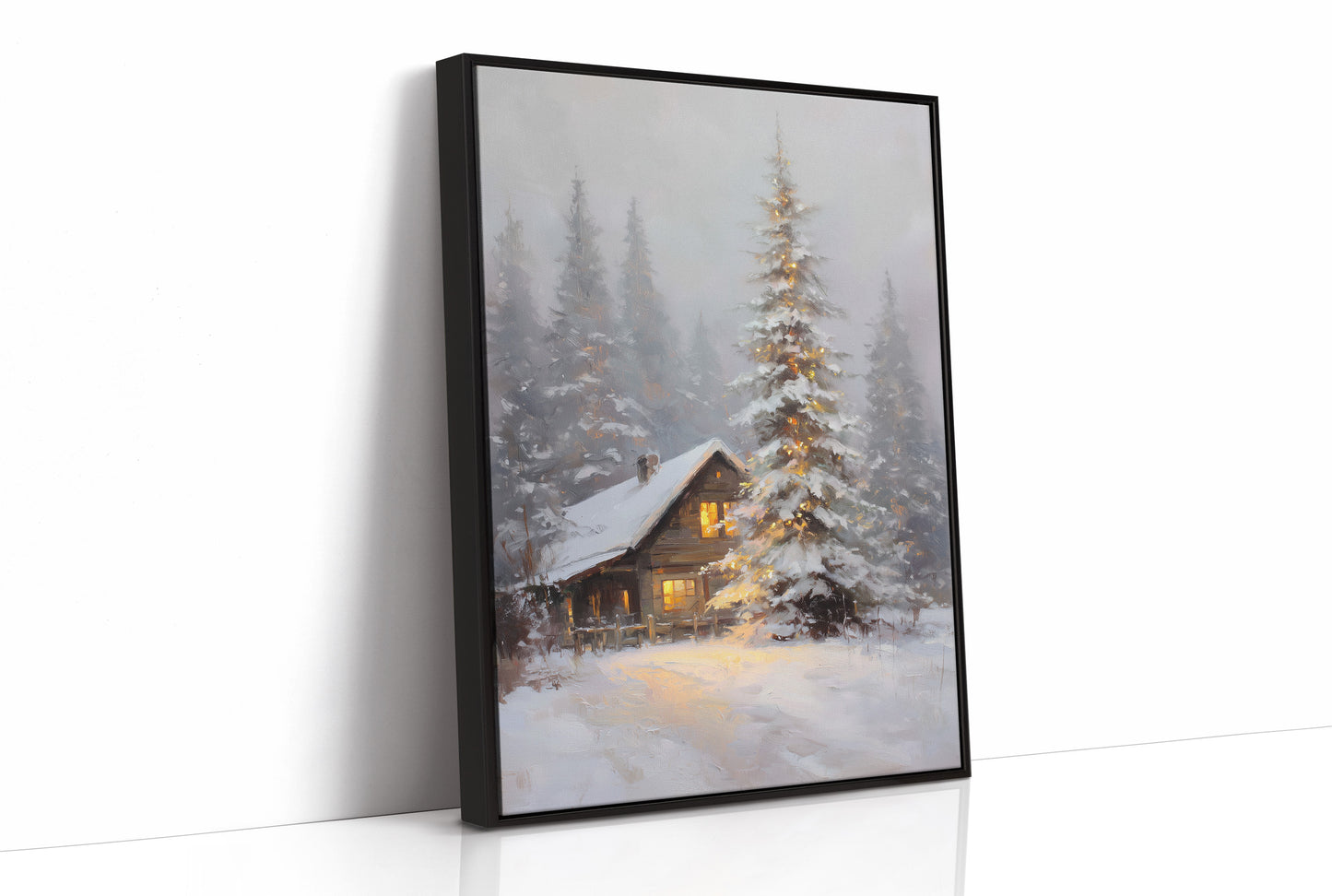 Lantern Light in Quiet Pines