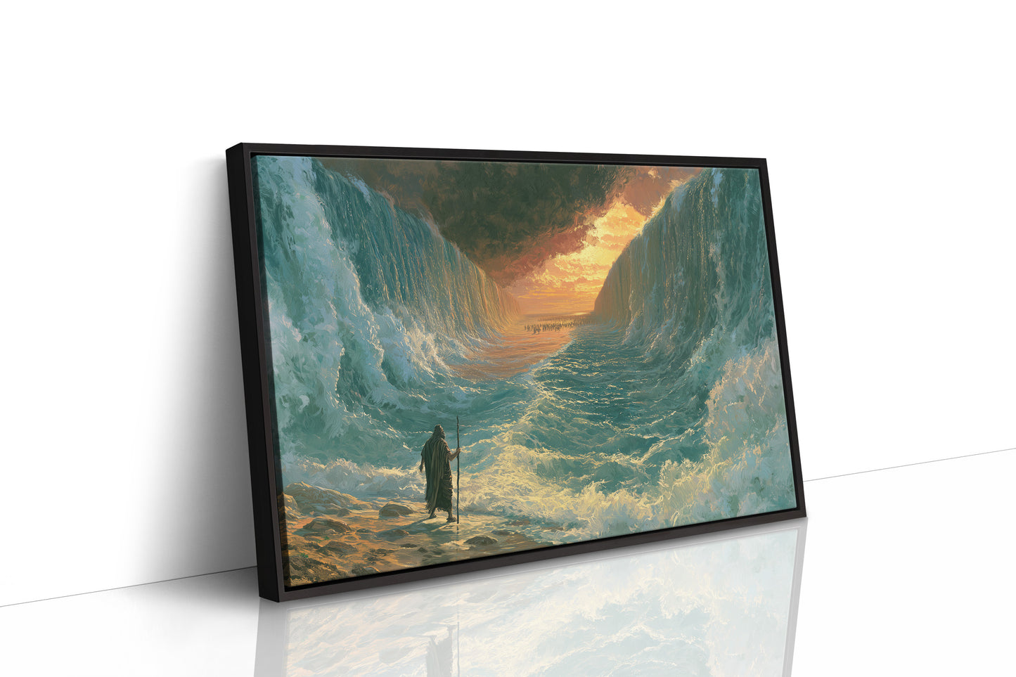 Moses Parts the Sea of Fire