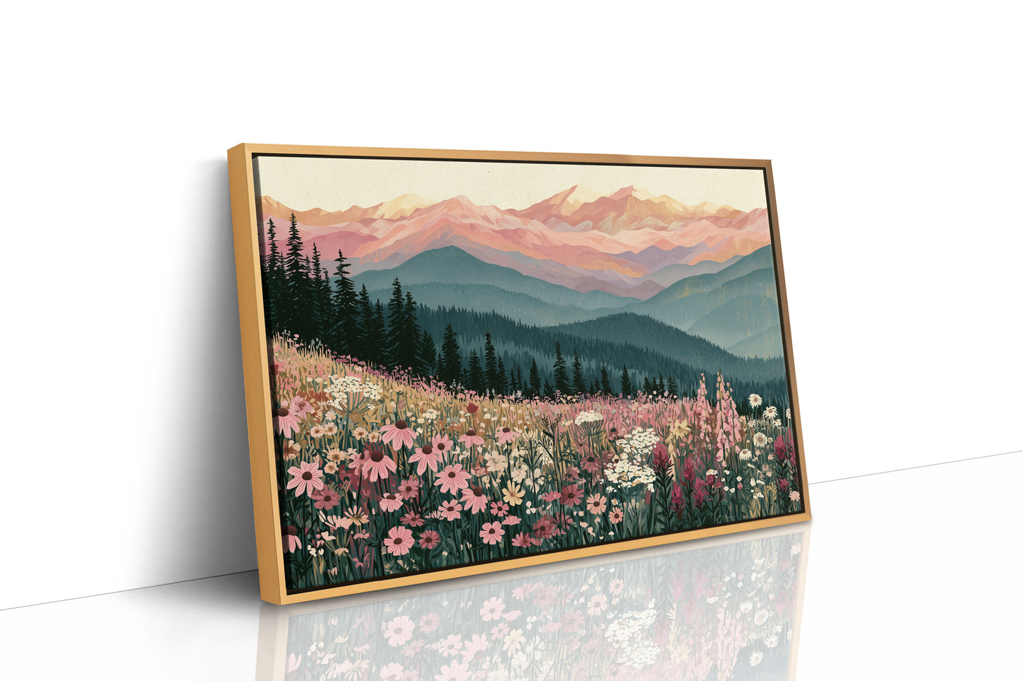 Coneflower Meadow Sunset