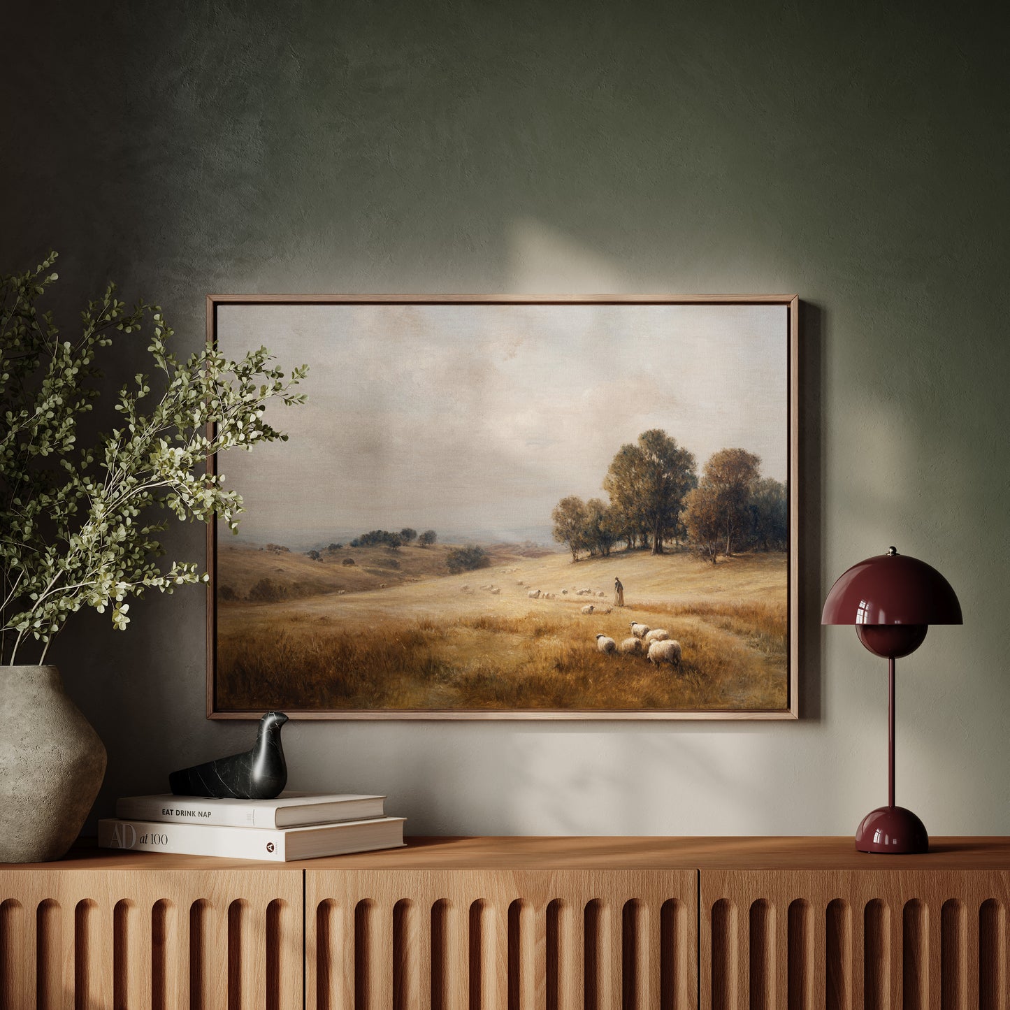 Autumn Fields Remember Their Shepherd