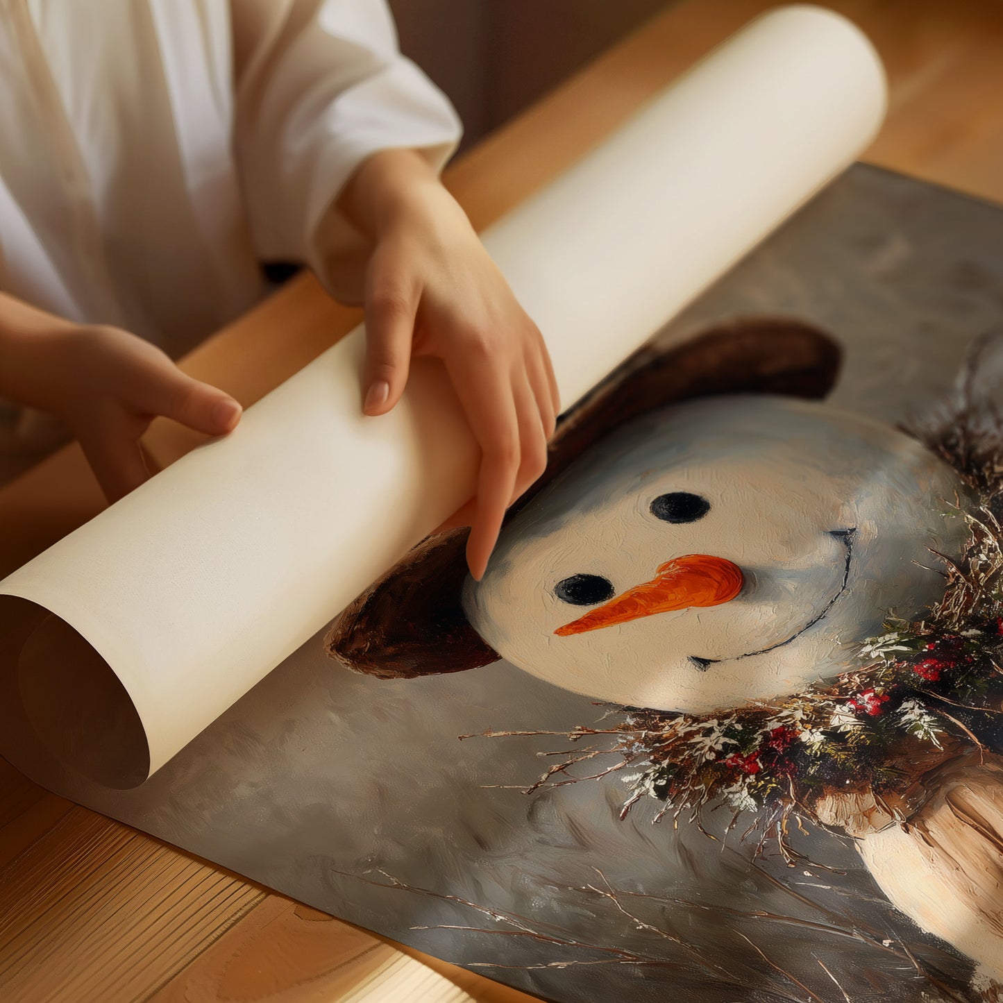 Frosty's Portrait In Golden Light