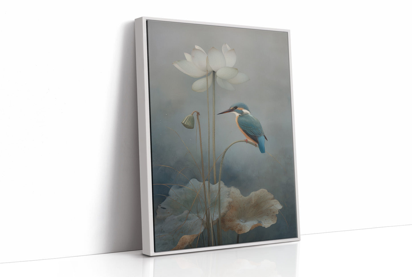 Blue Hunter Finds Morning Mist