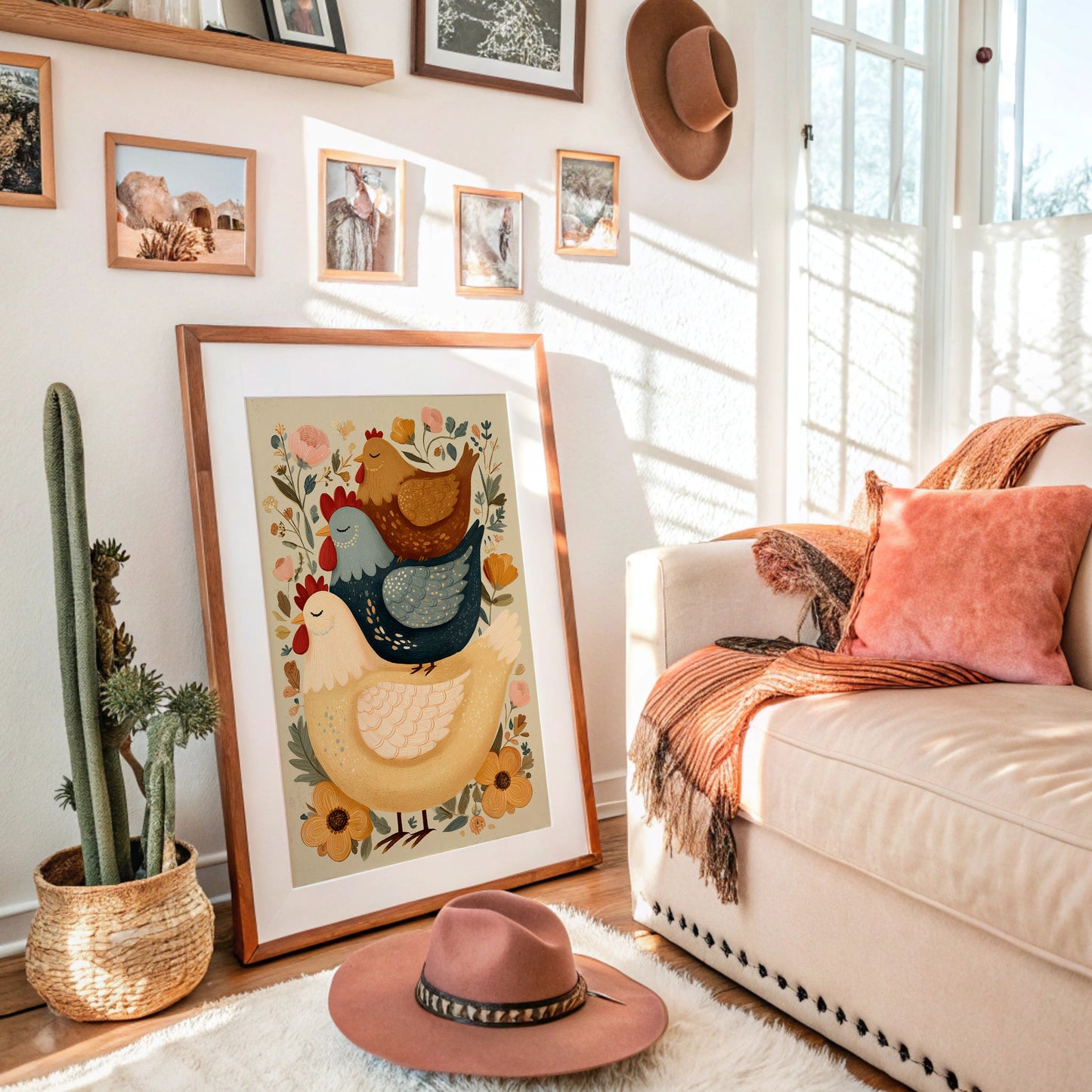 Roosters Tell Folk Art Tales