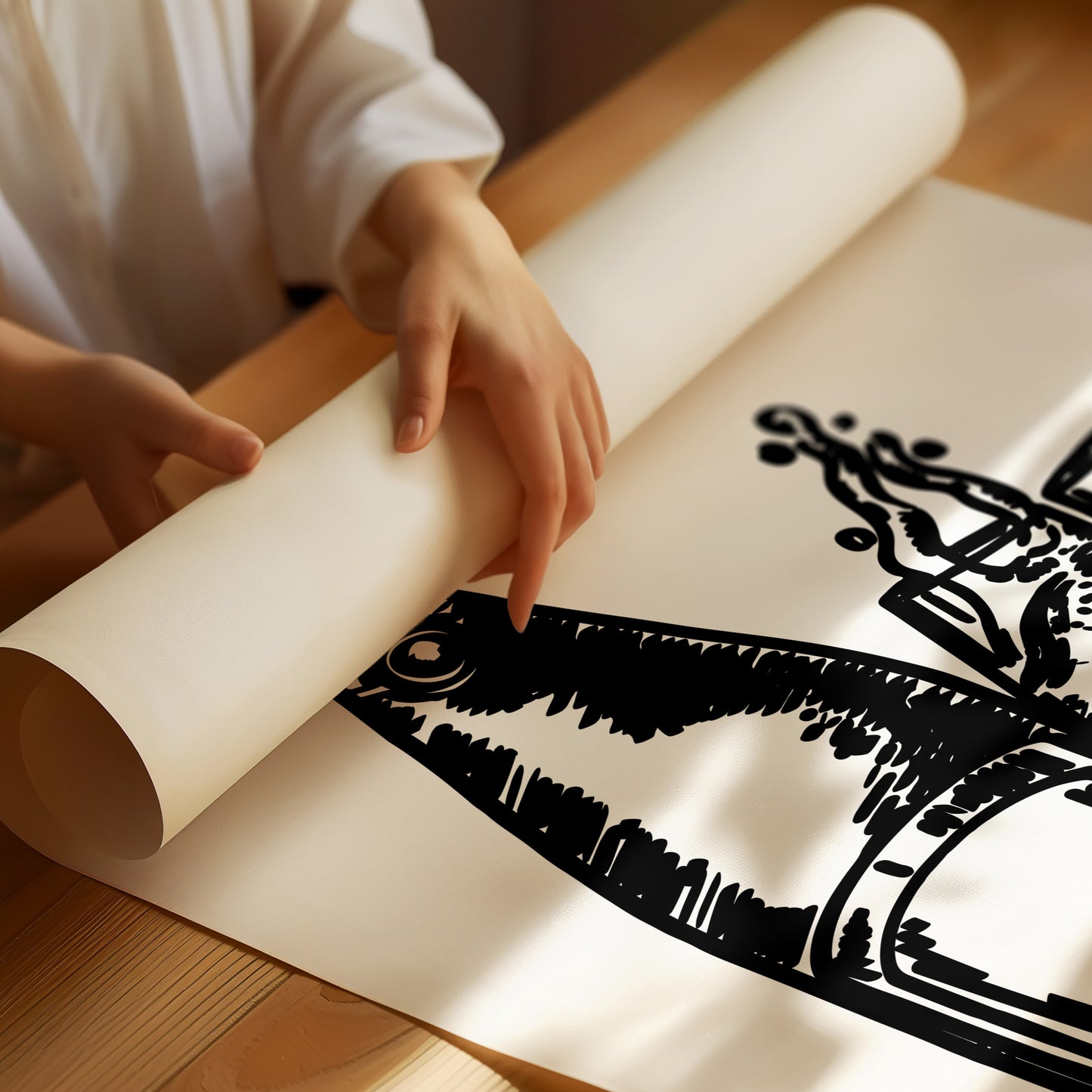 Bubbles Dance Their Midnight Toast