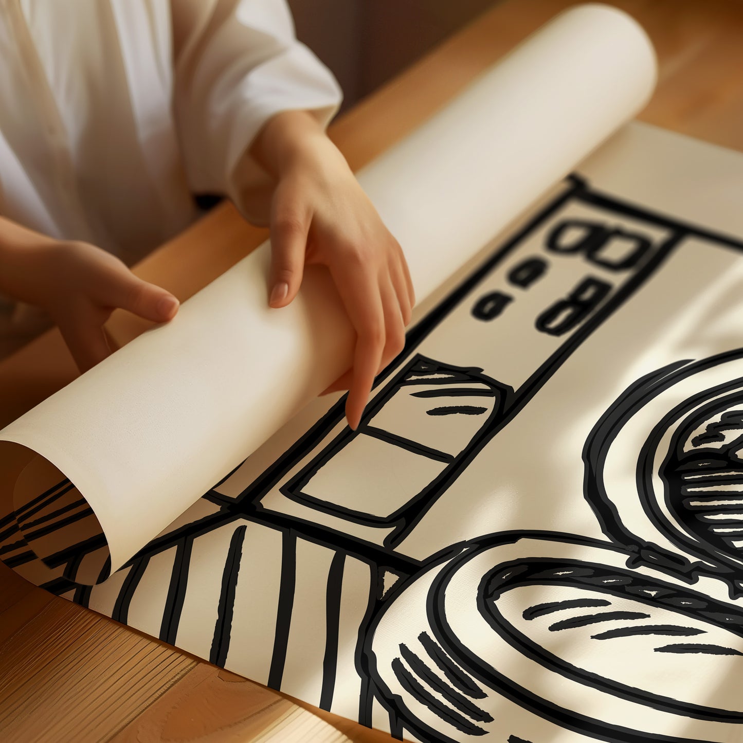 Simple Lines Tell Domestic Poetry