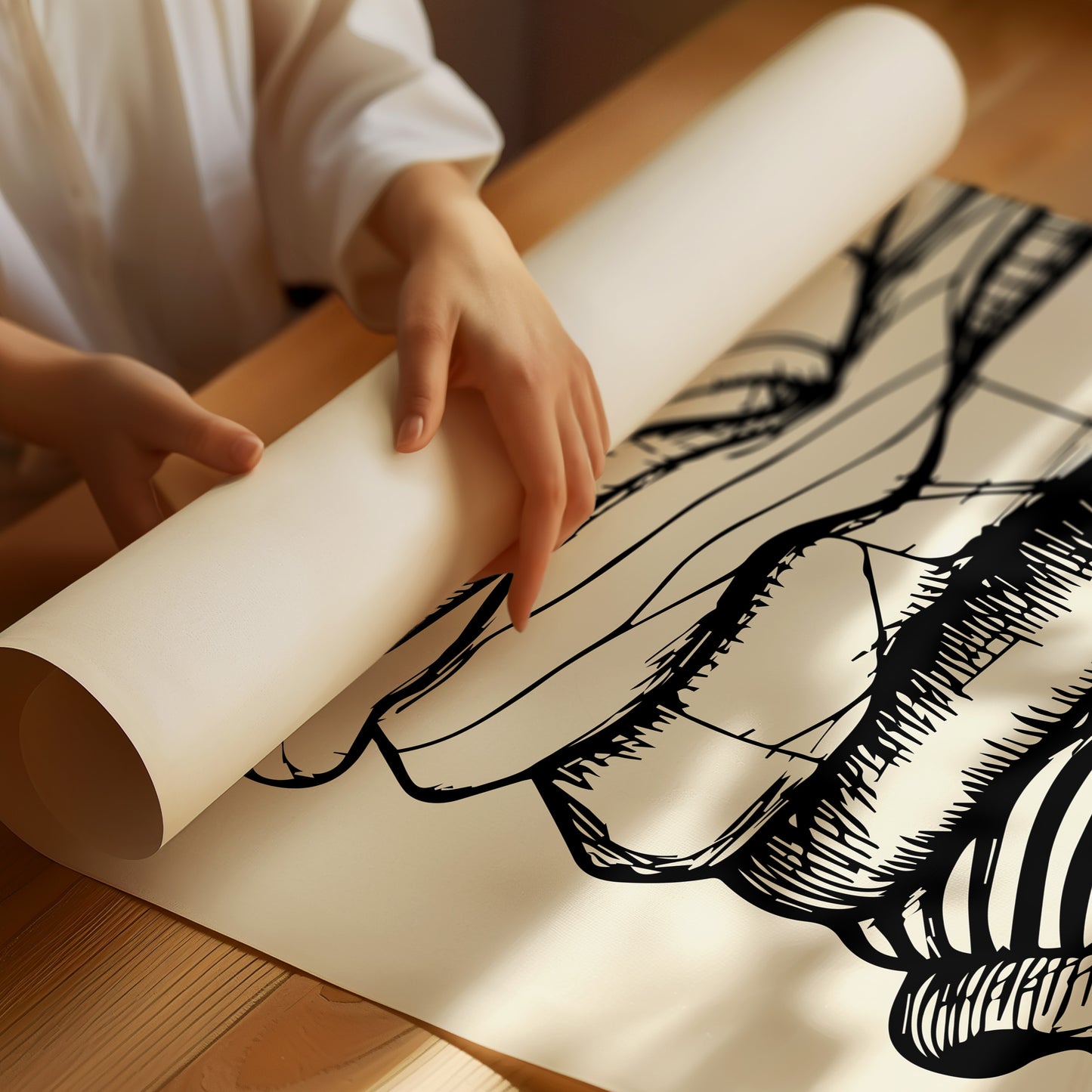 Soft Lines Of Sunday Morning