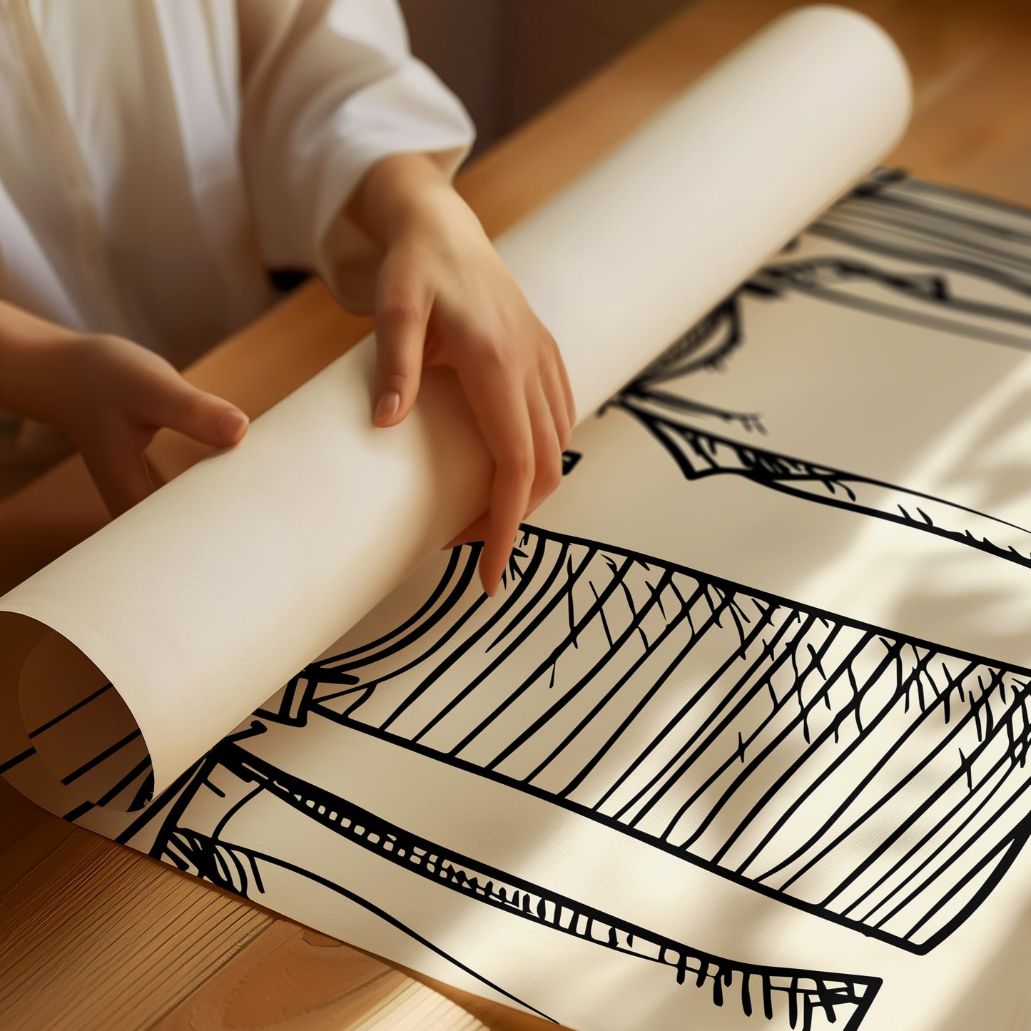 Linens Dance In Morning Light