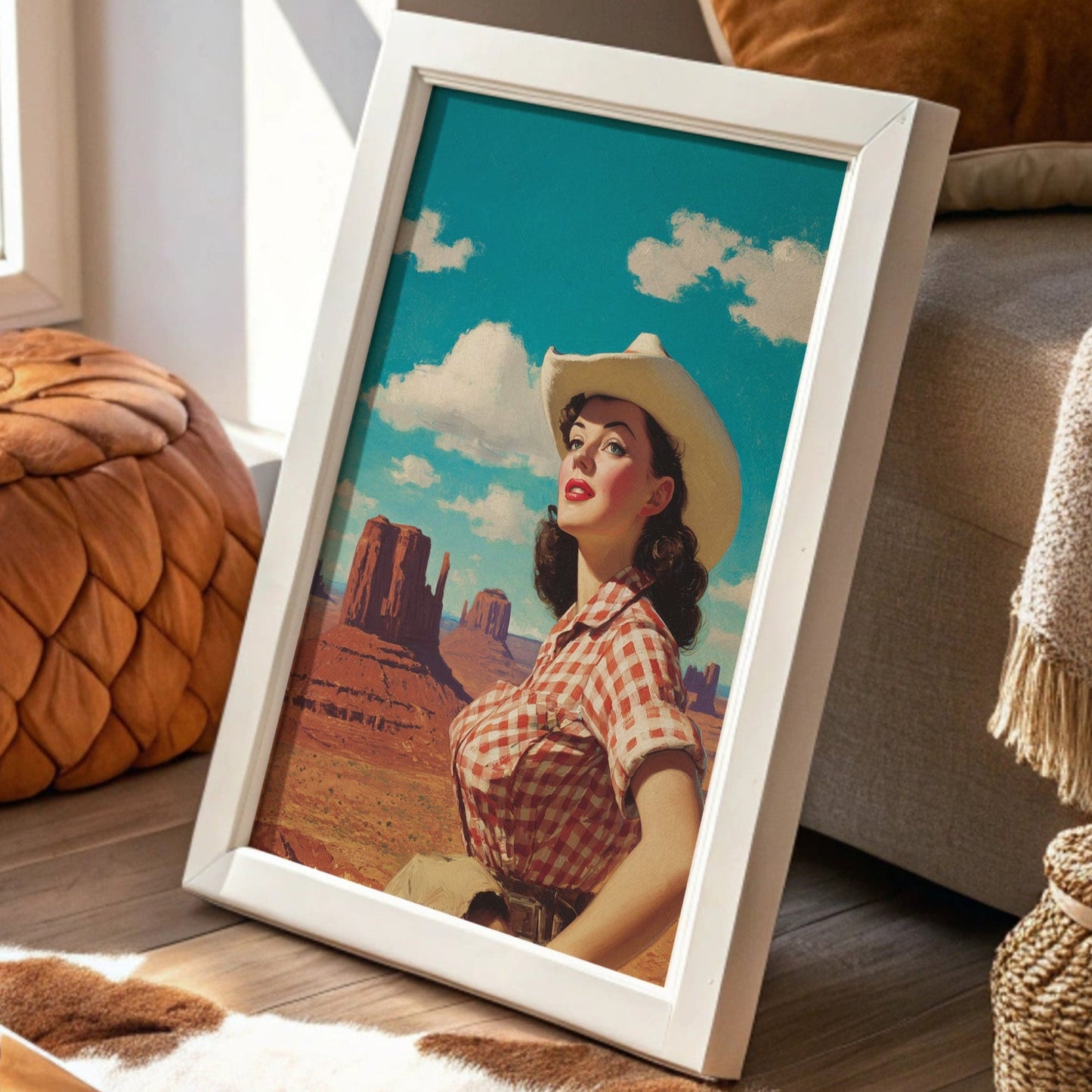 Red Gingham Meets Monument Valley