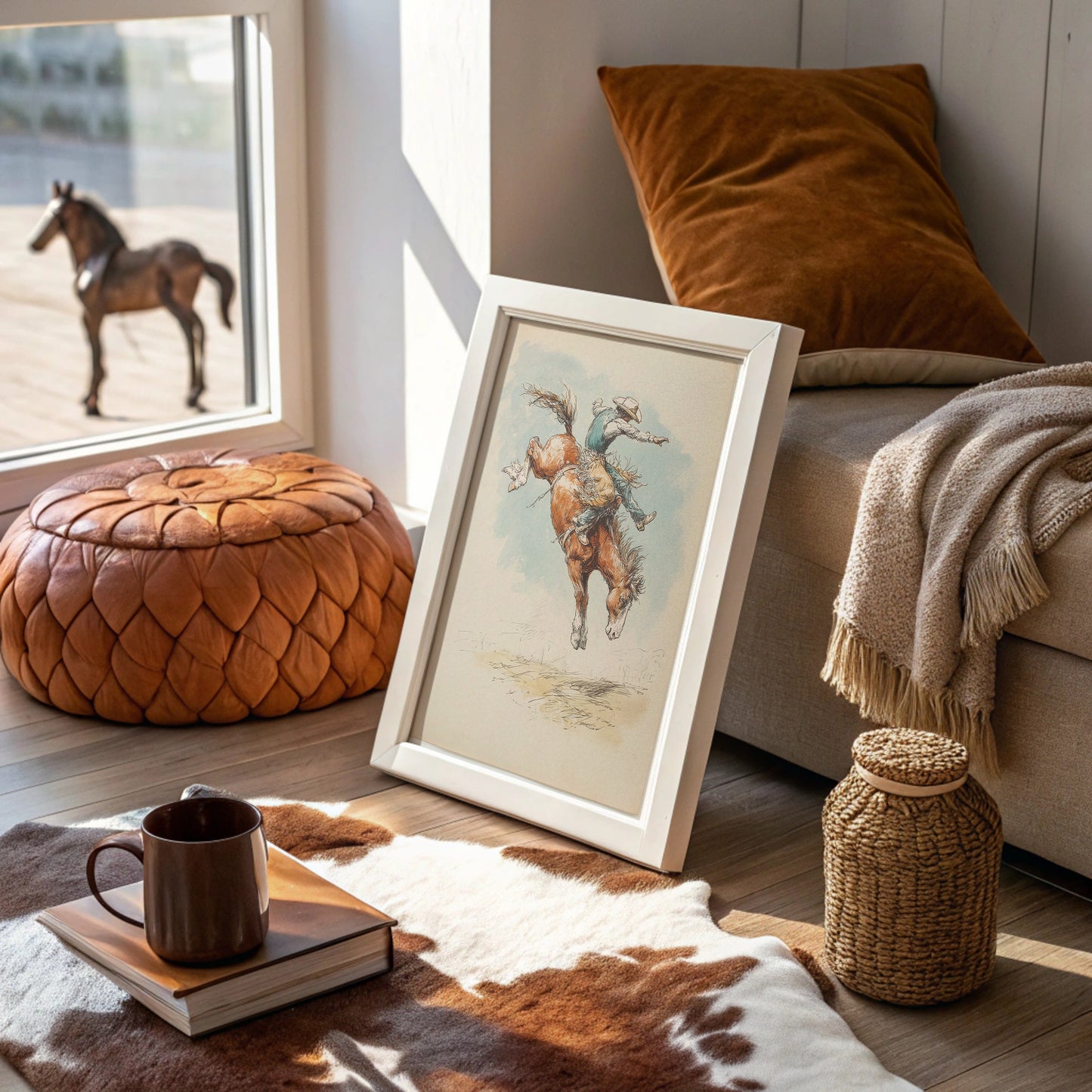 Wild Bronco Writes Sky Poetry