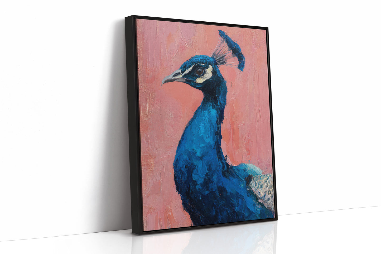 A Regal Gaze in Turquoise