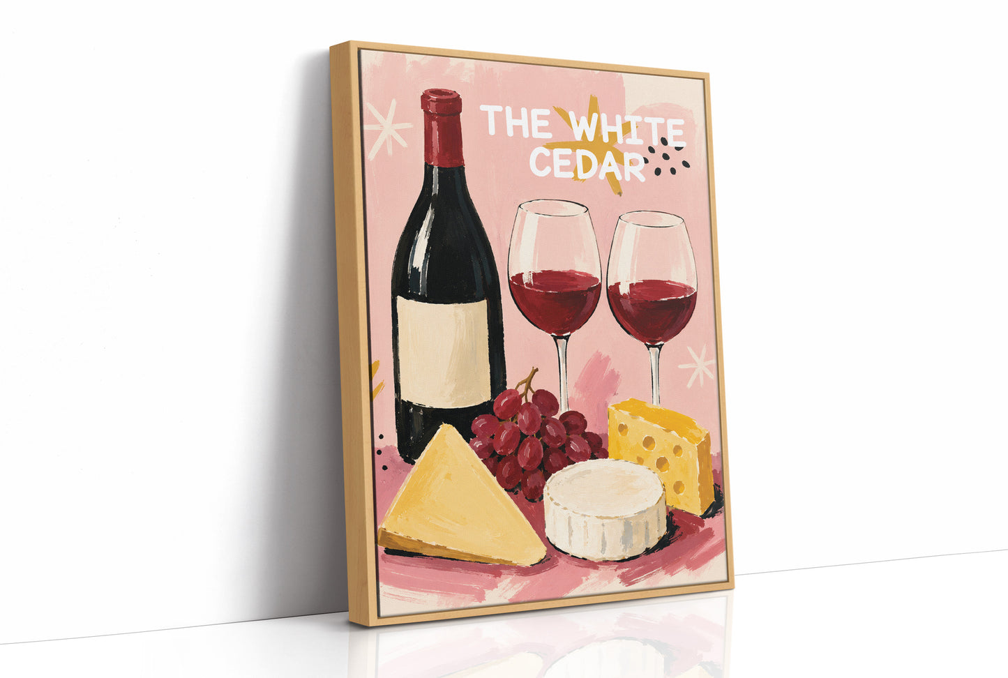 Wine & Cheese, Festive Pink