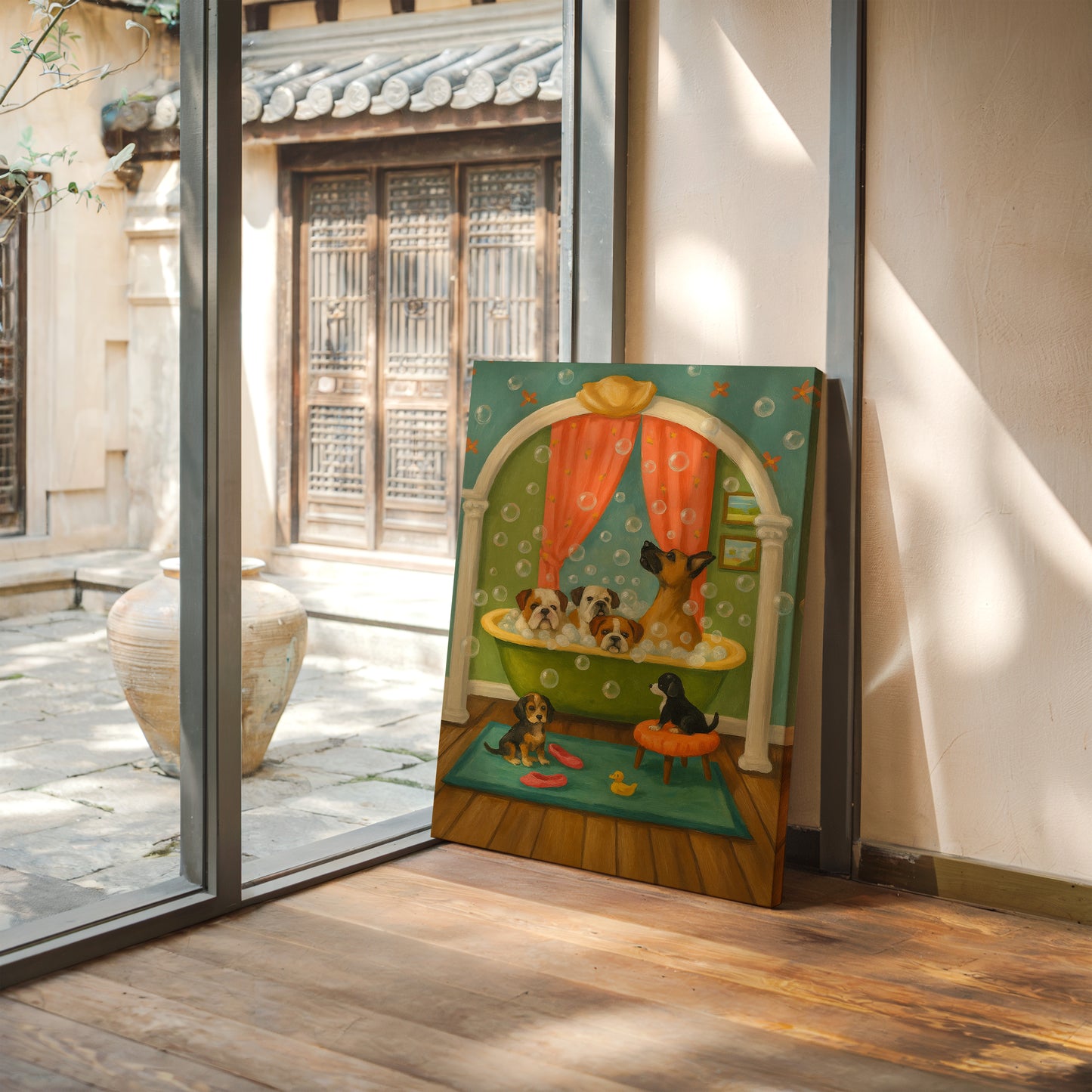 Bathtime for the Bubble Pups