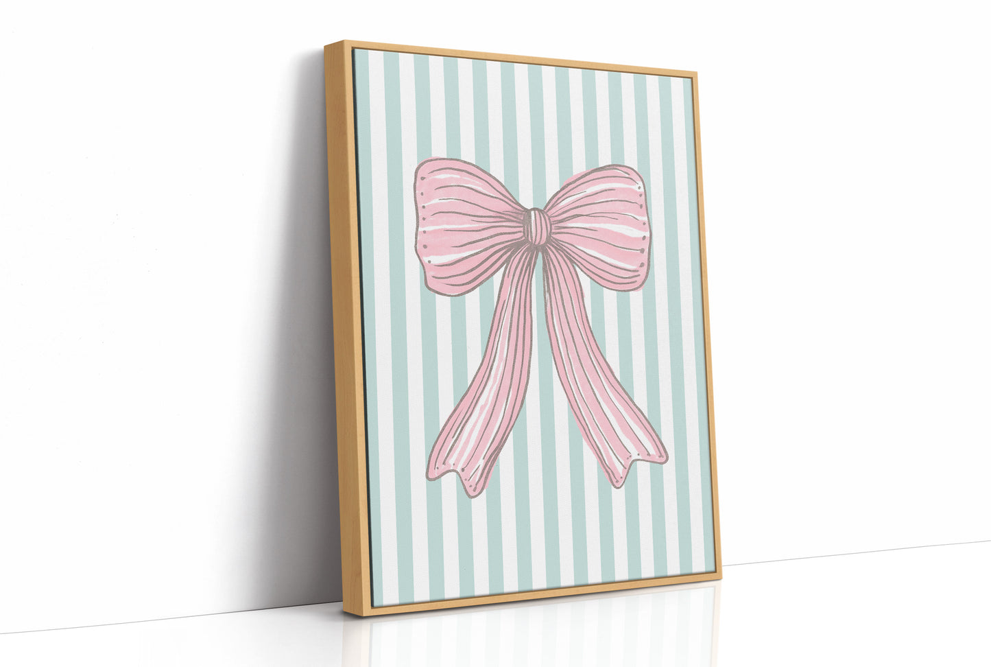 Sketched in Pink, Tied With Care