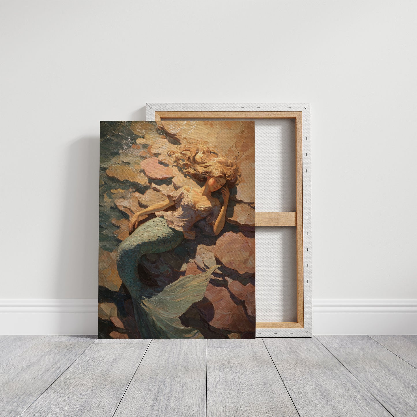 Coastal Myth Emerges From Canvas
