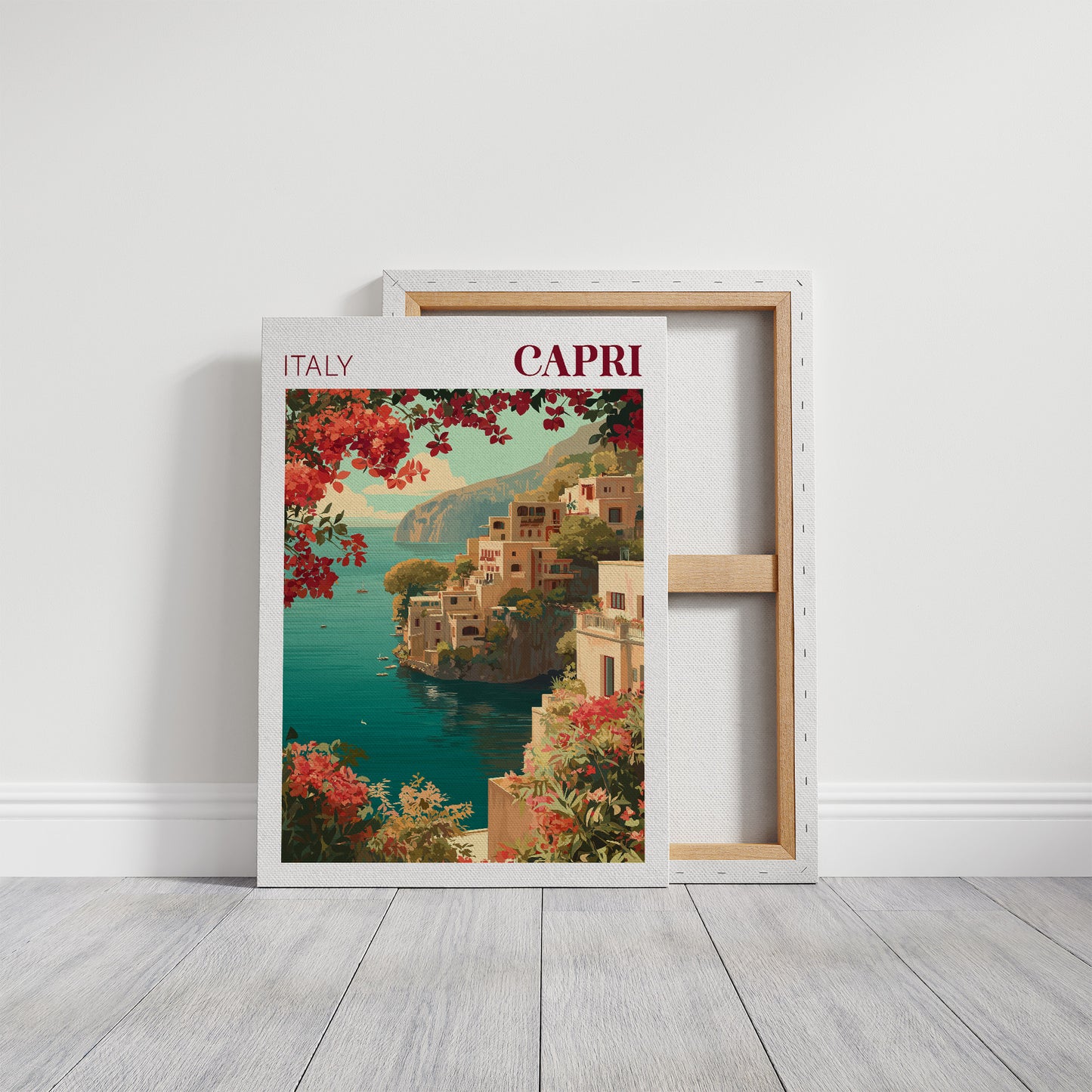 Sunlit Cliffs of Capri