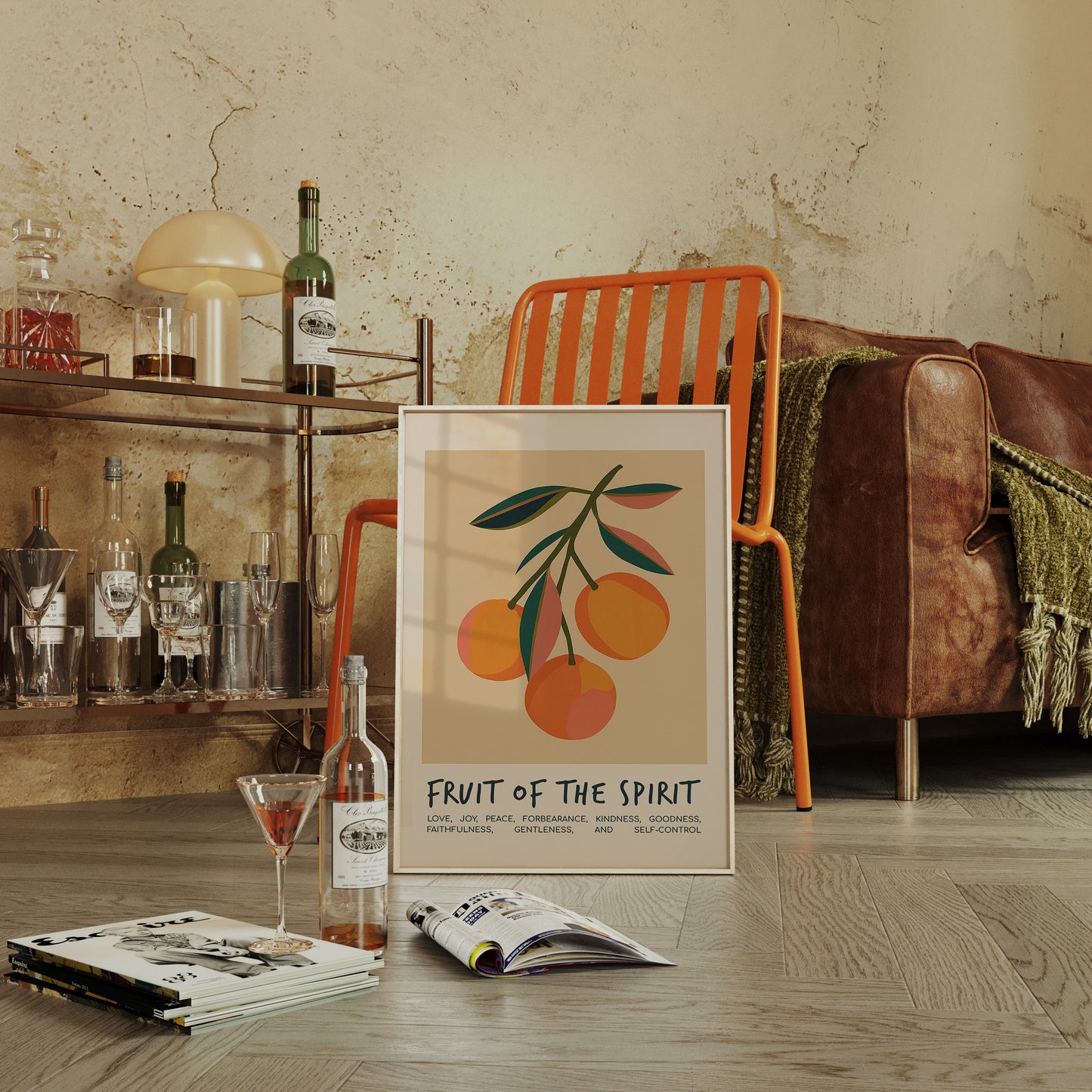 Fruit of the Spirit Citrus Branch Print