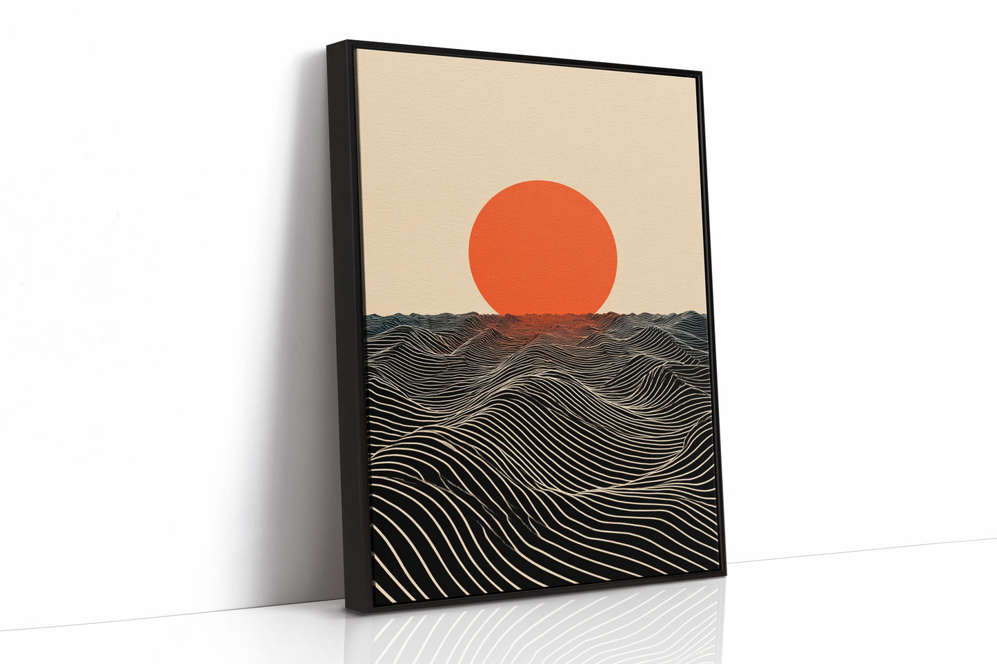 When Sun Meets the Sea's Embrace