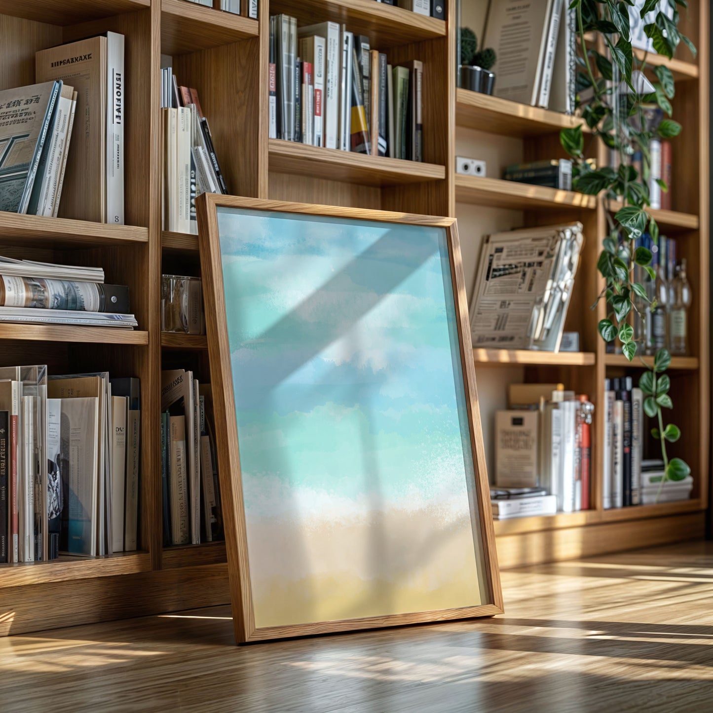 Turquoise Tides Paint Morning Peace