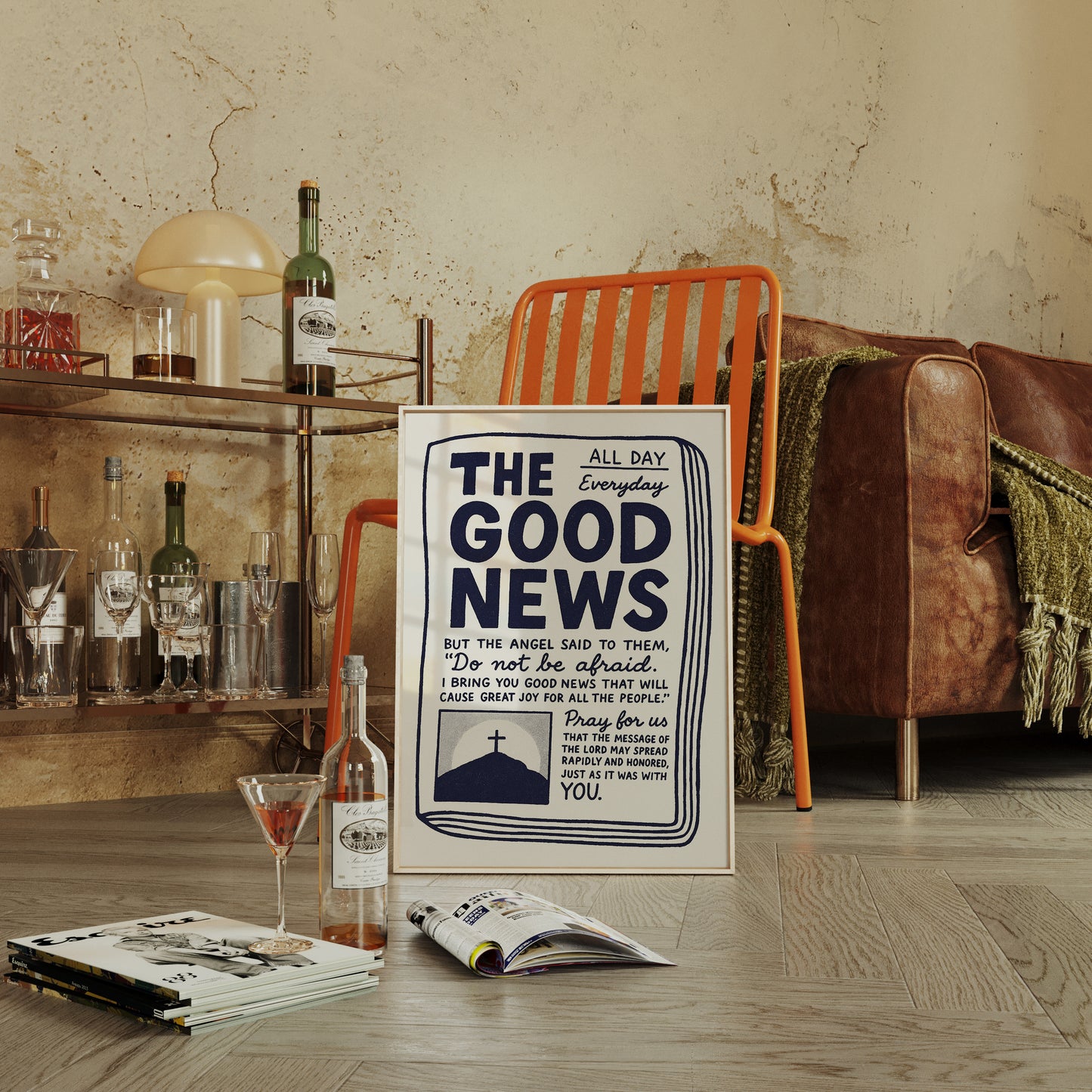 The Good News Everyday Scripture Print