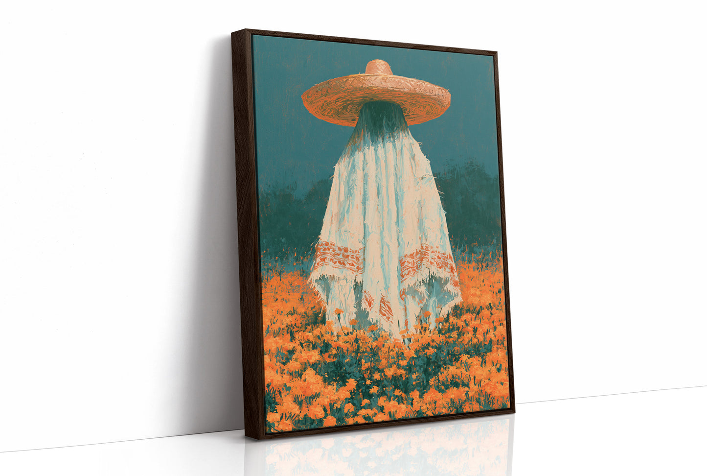Figure in the Marigold Field