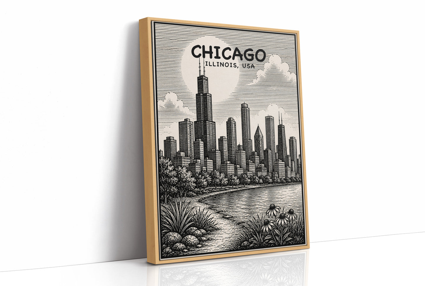 Chicago in Woodcut