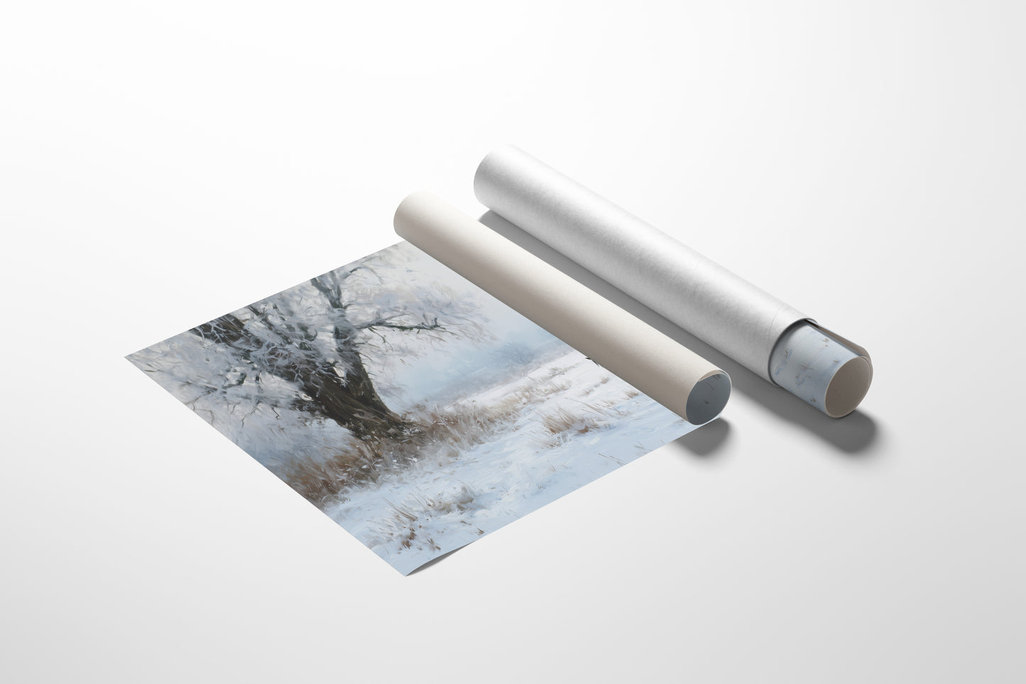 Solitude Grazes Through Winter's Quiet