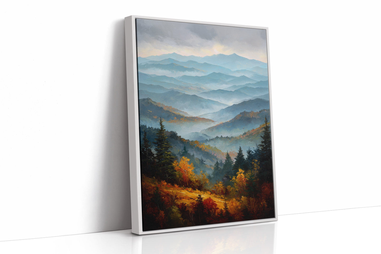 Autumn Peaks Paint The Morning Blue