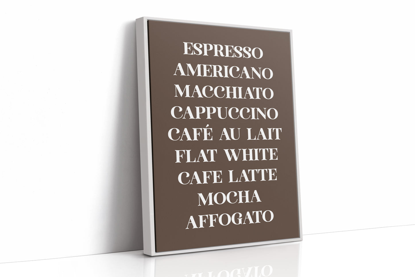 Barista Poetry In Chocolate Brown