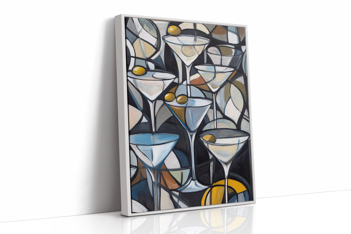 Martinis Dance In Cubist Night