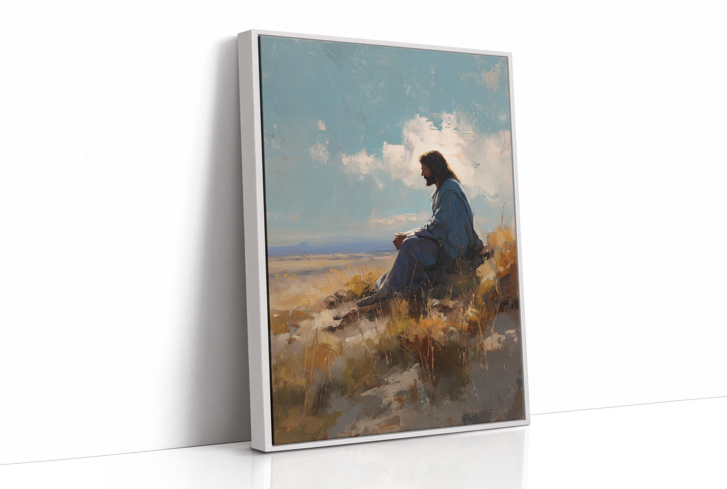 Solitude Whispers Across Desert Plains
