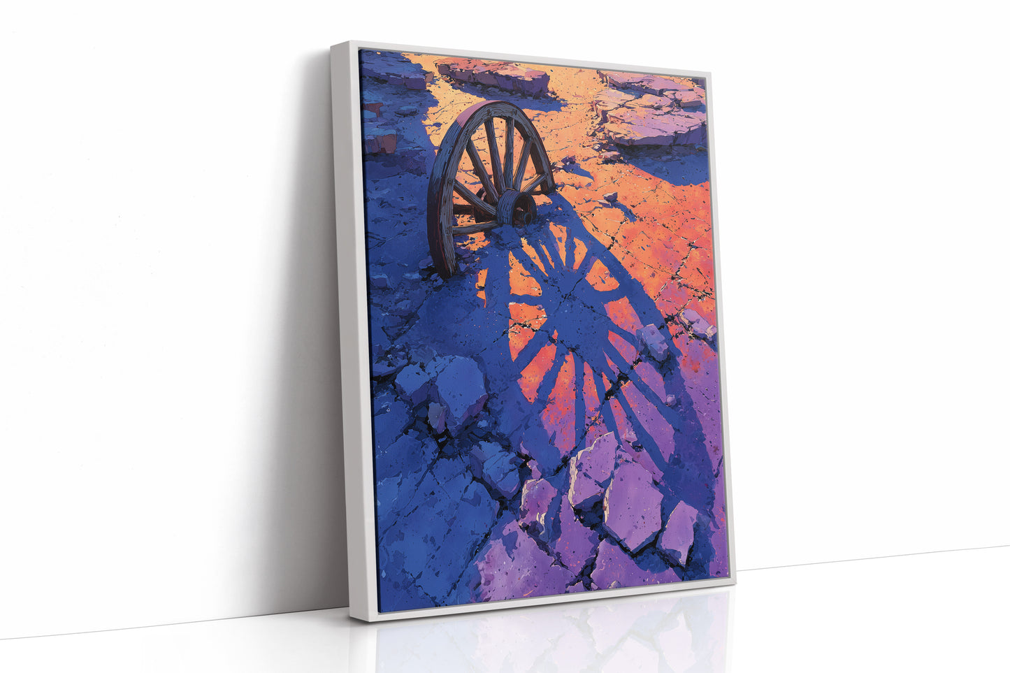 Wagon Wheel, Desert Sunset Shadow