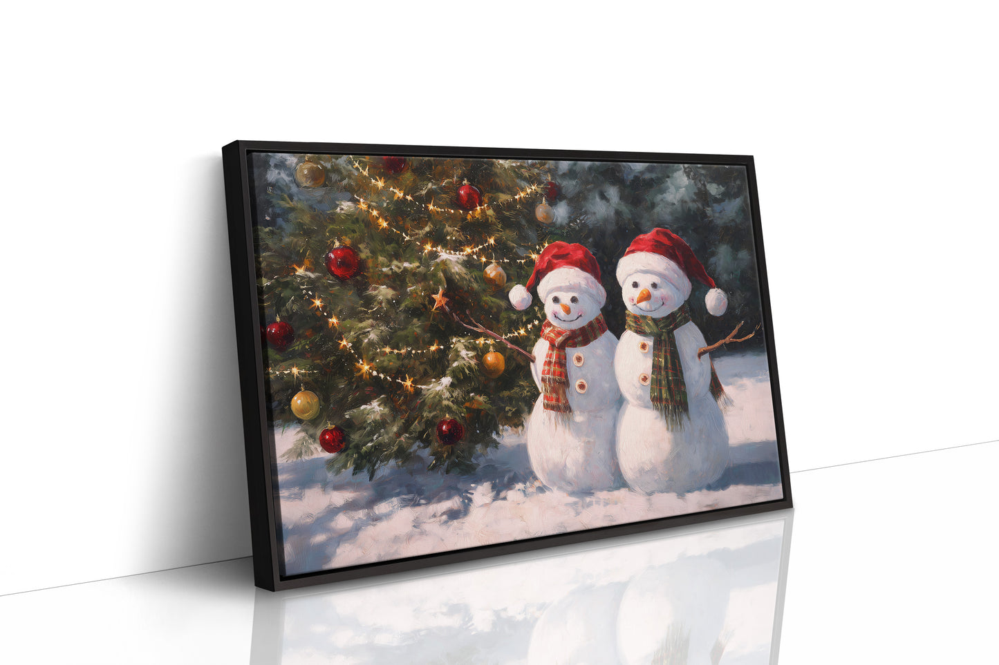 Snow Friends Share Christmas Eve Magic