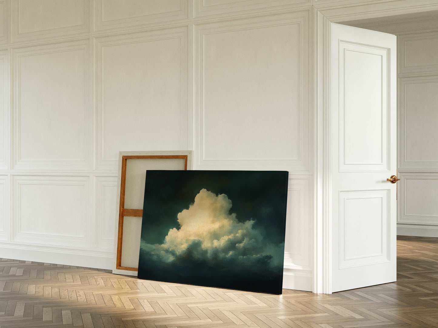 Summer Storm Builds Golden Light