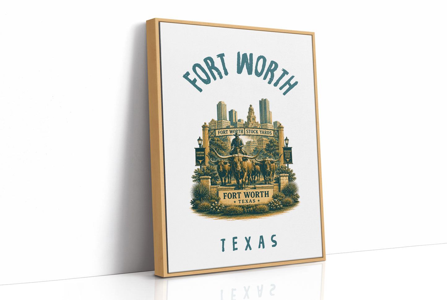 Fort Worth's Longhorn Gate