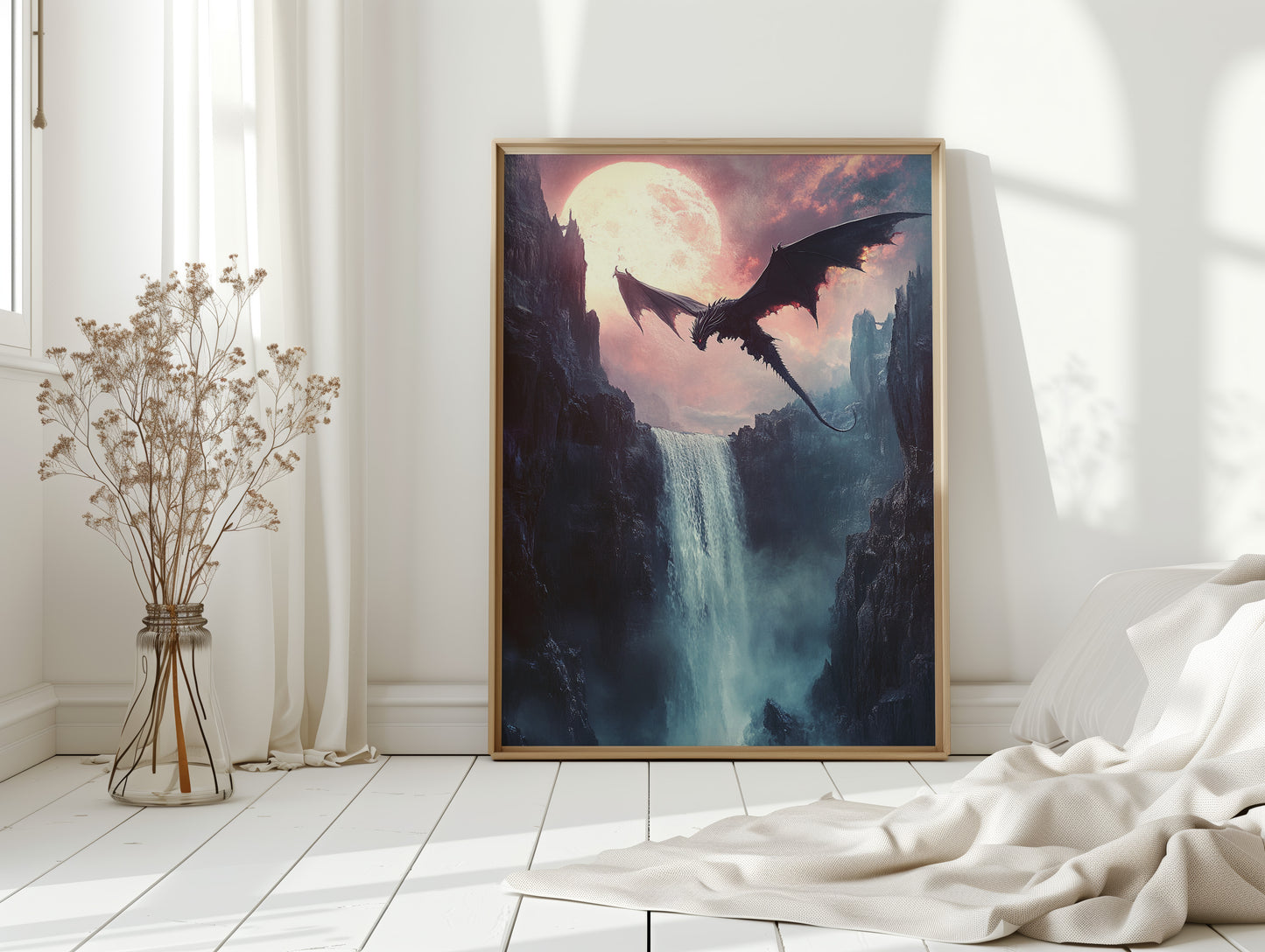 Beneath The Moonlit Cascade