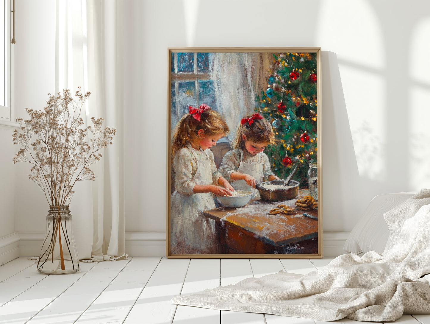 Baking Memories Beneath Twinkling Lights