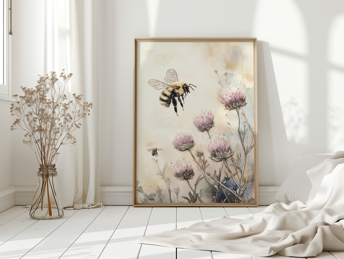 Pollinators Dance Among Petals