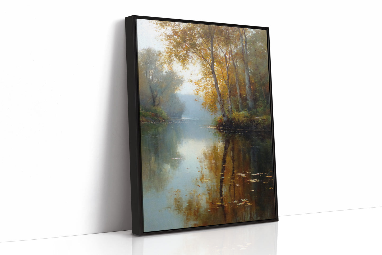 Autumn Reflections on Tranquil Waters