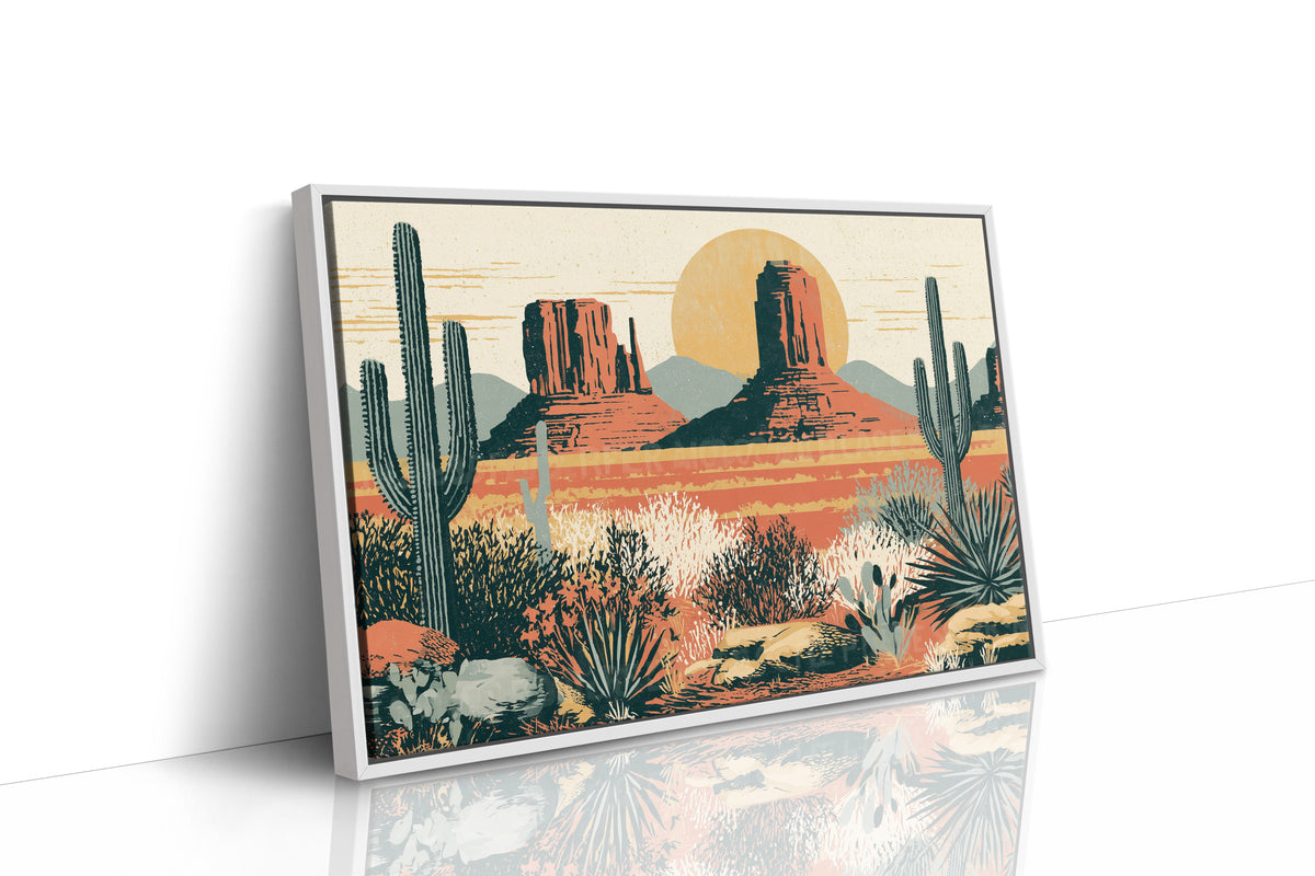 Desert Buttes at Golden Hour