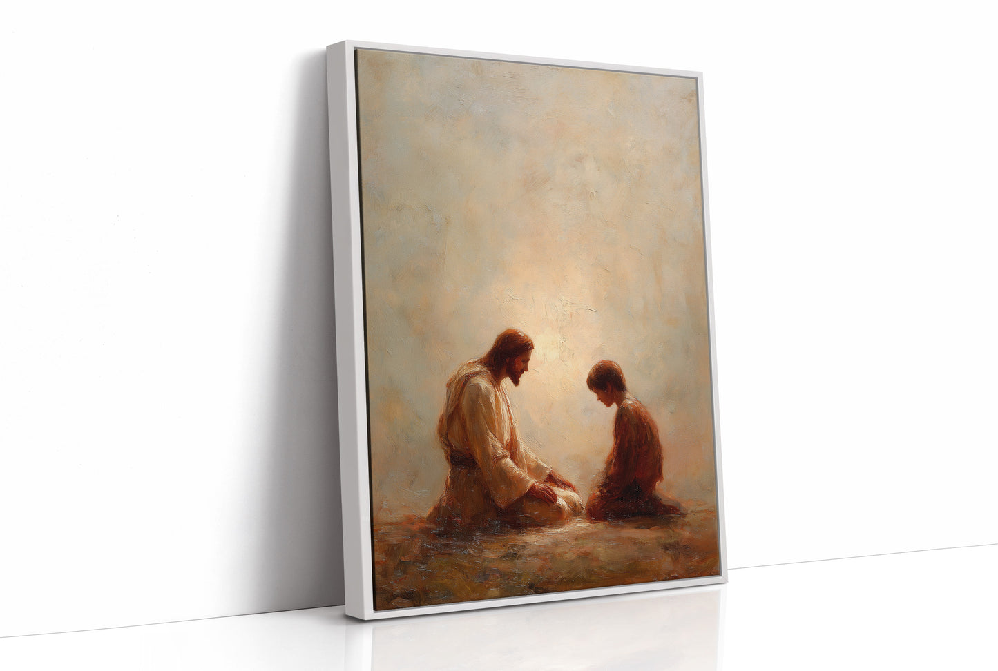 Sacred Moment in Gentle Light