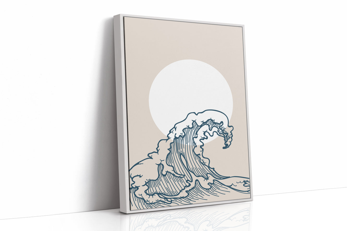 Ocean Lines Dance With Moonlight