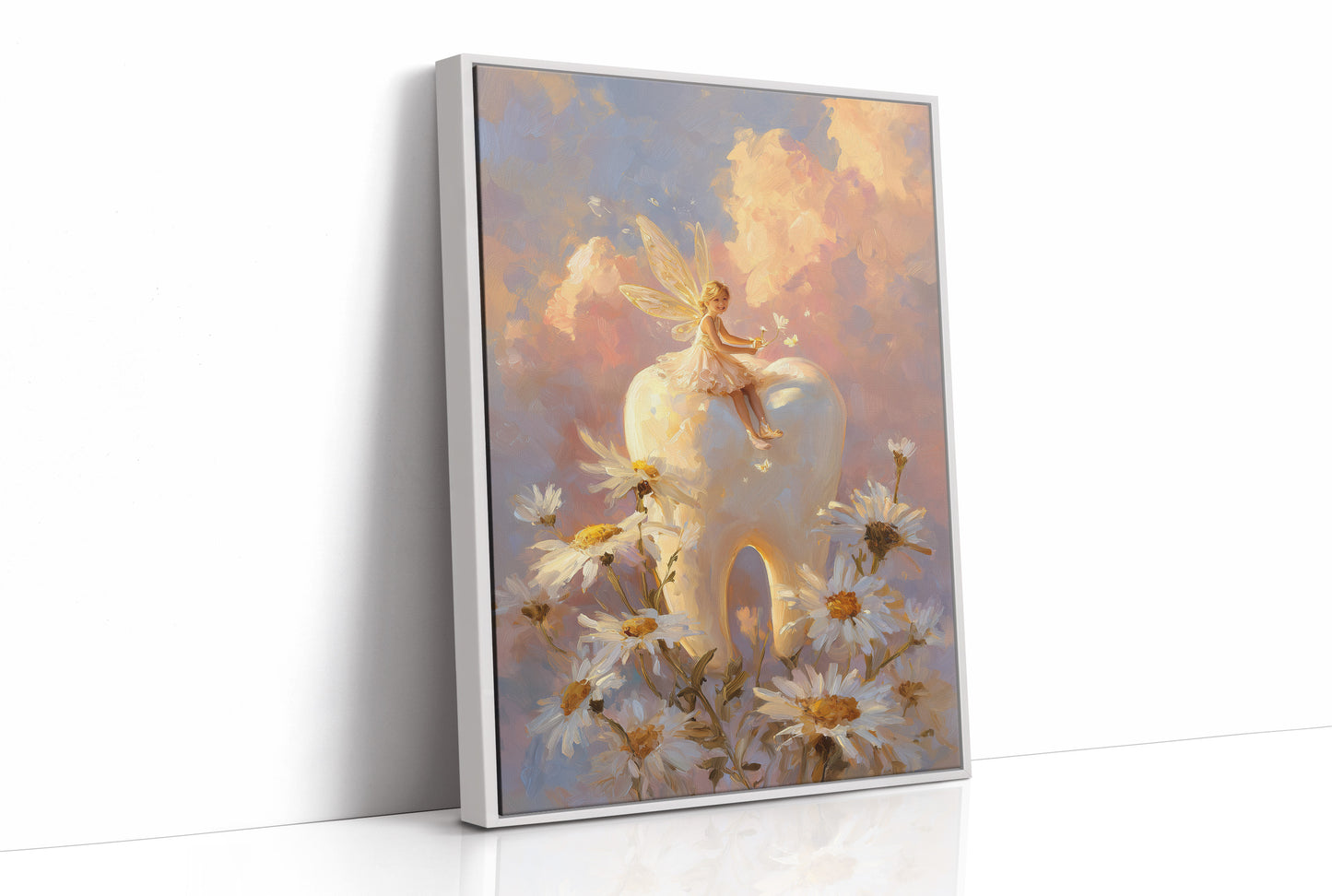 Daisy Dreams Under Golden Sky