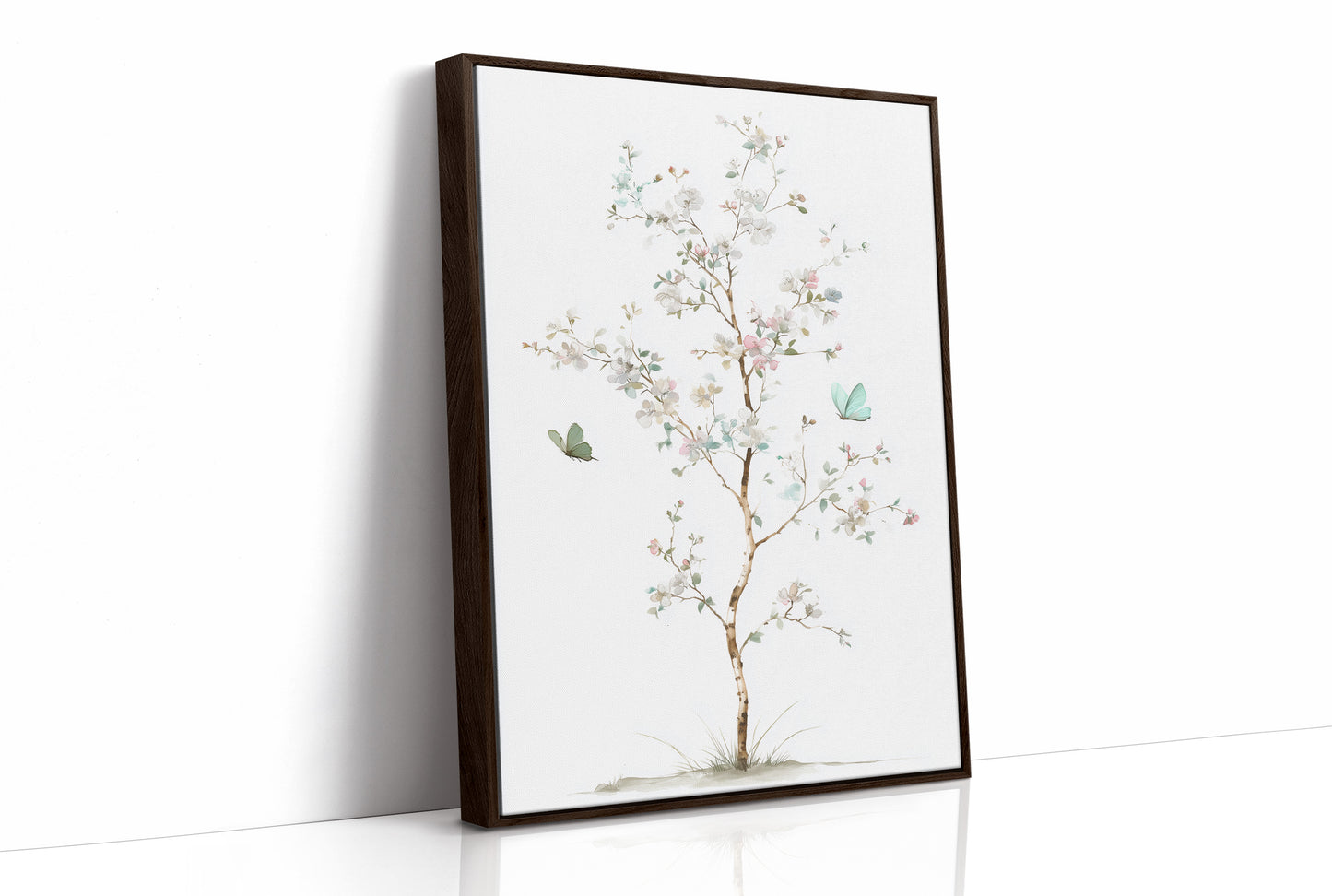 Butterflies Dance Through Cherry Light