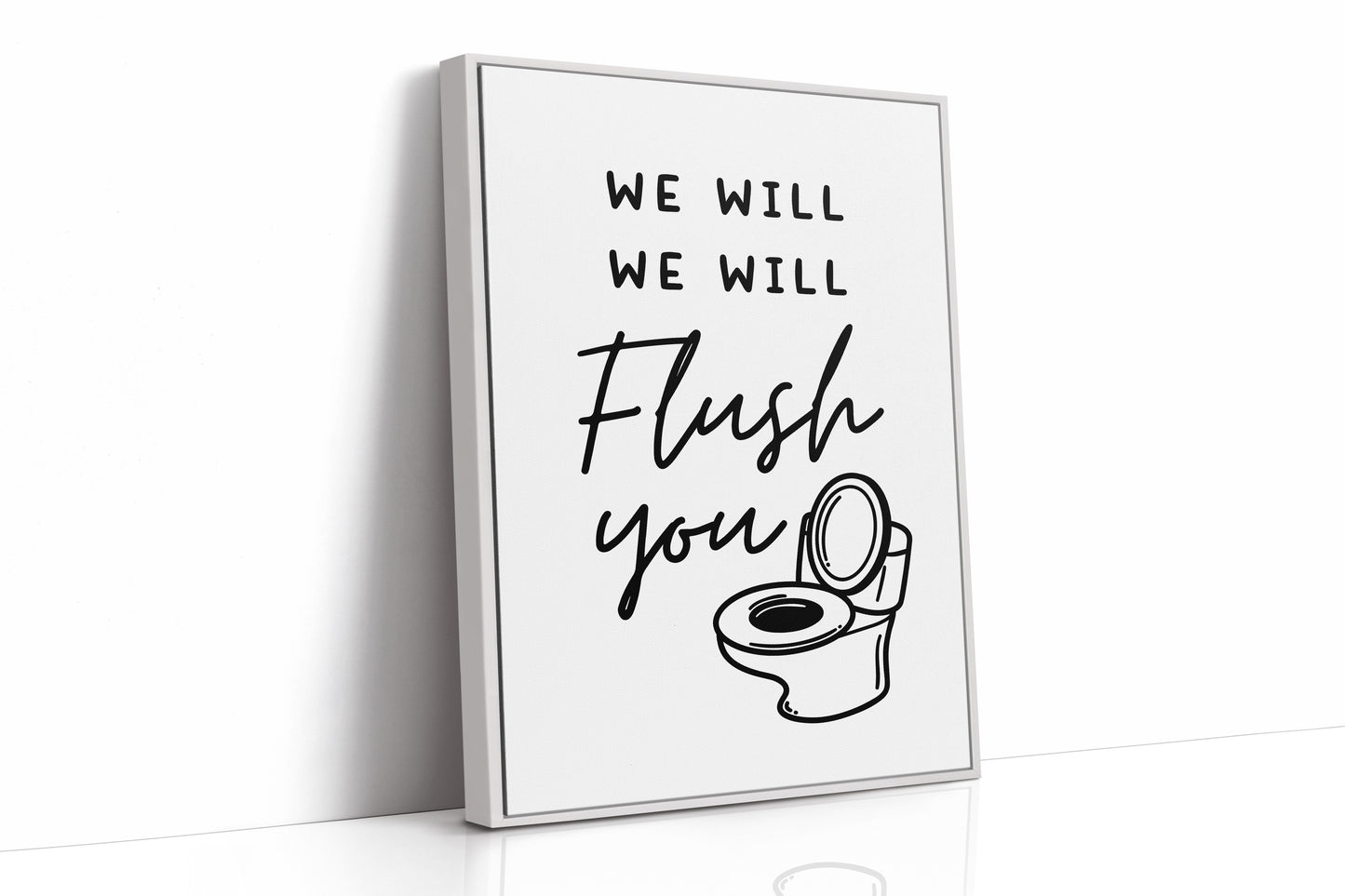 Bold Words For Bathroom Walls