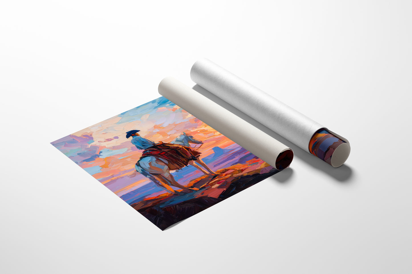 Sunset Paints A Cowboy's Prayer