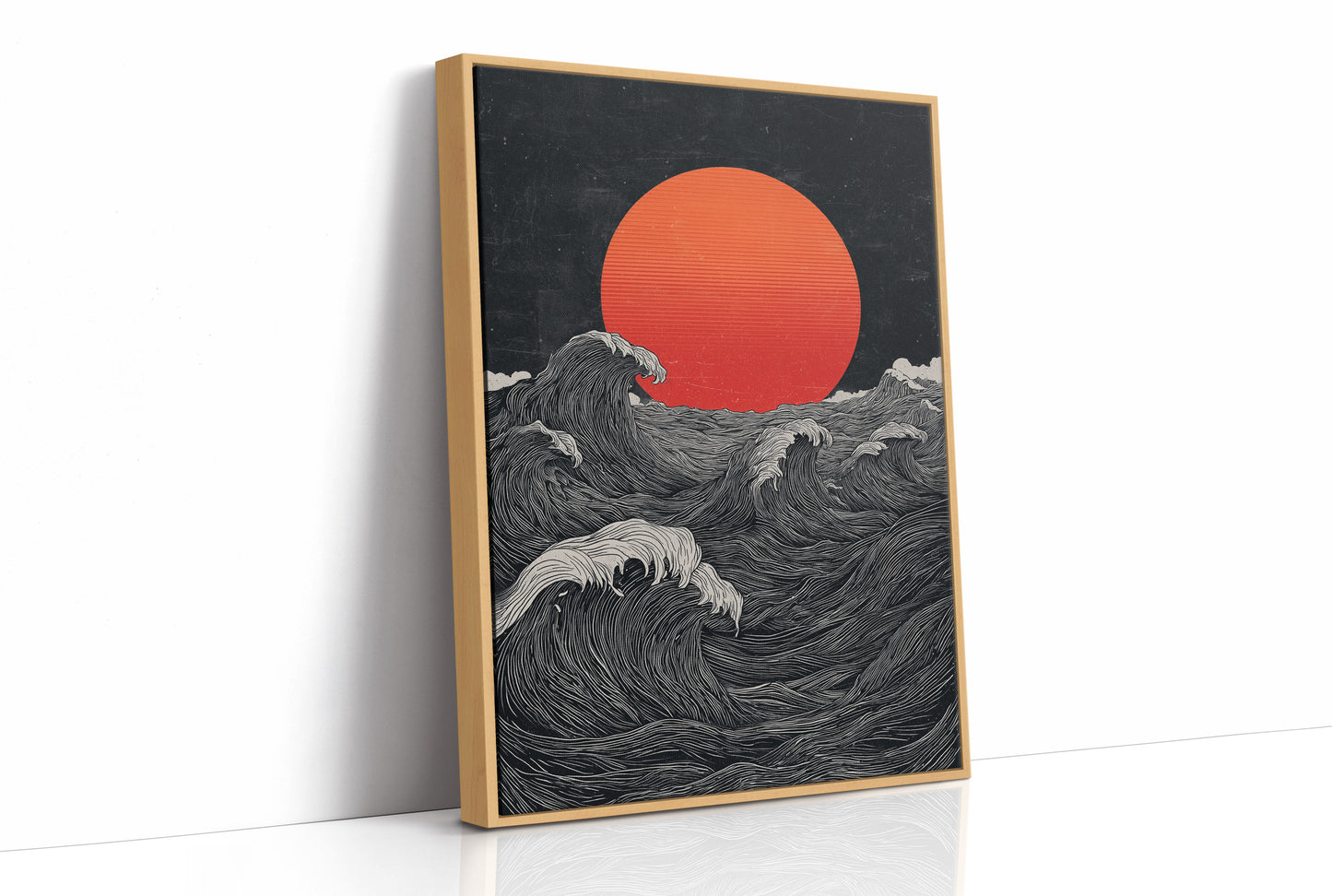 Crimson Sun Over Tides