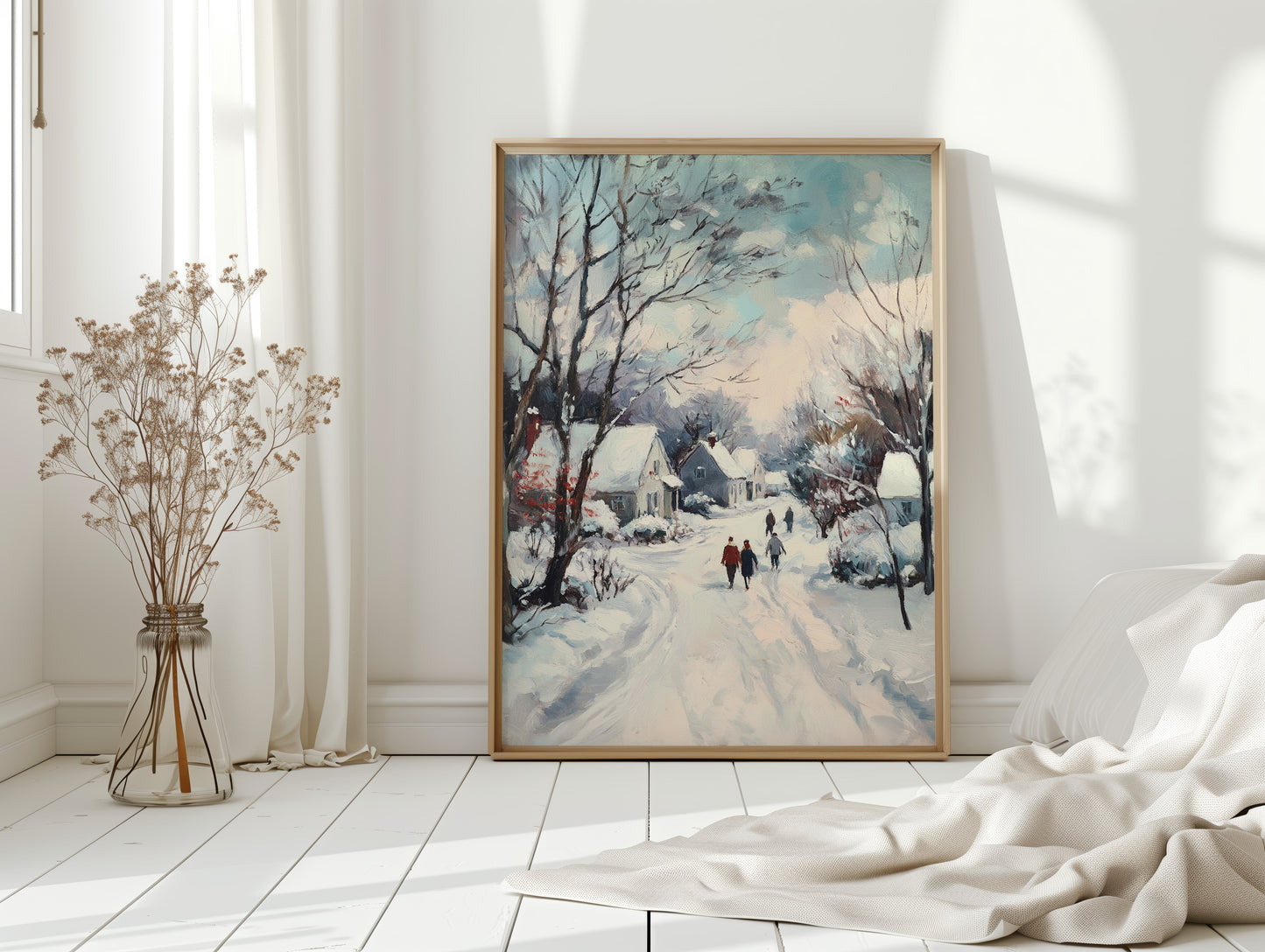 Footsteps Through Winter's Embrace